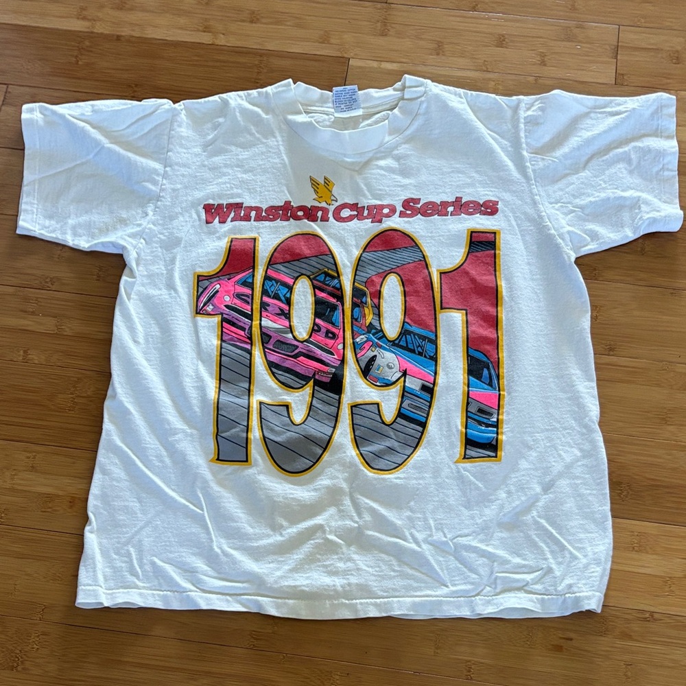 Winston Cup Series 1991 White T-Shirt
